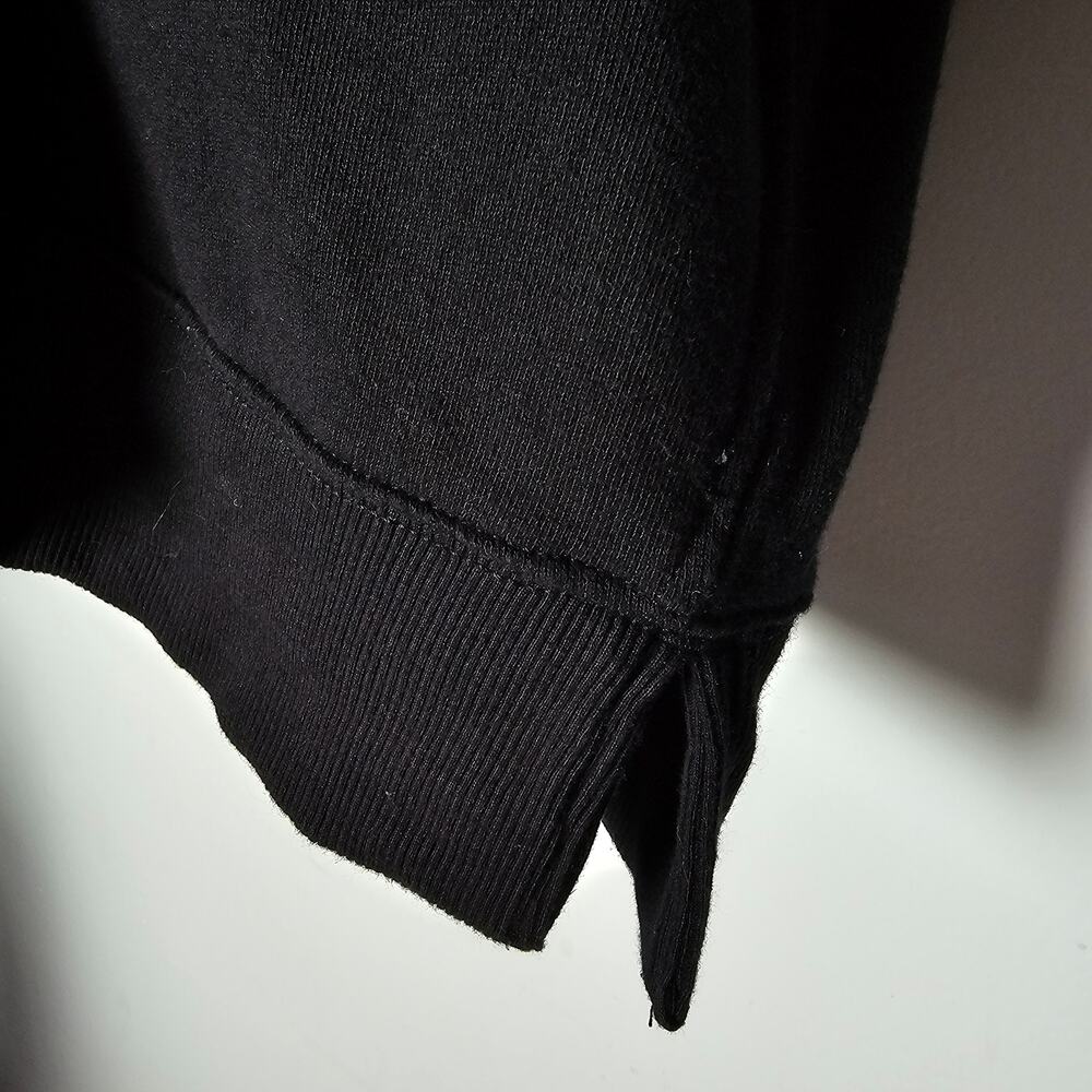 Aerie Black Bow Back Sweatshirt Women’s XS Cozy Fall Loungewear Pullover Top - Picture 5 of 13